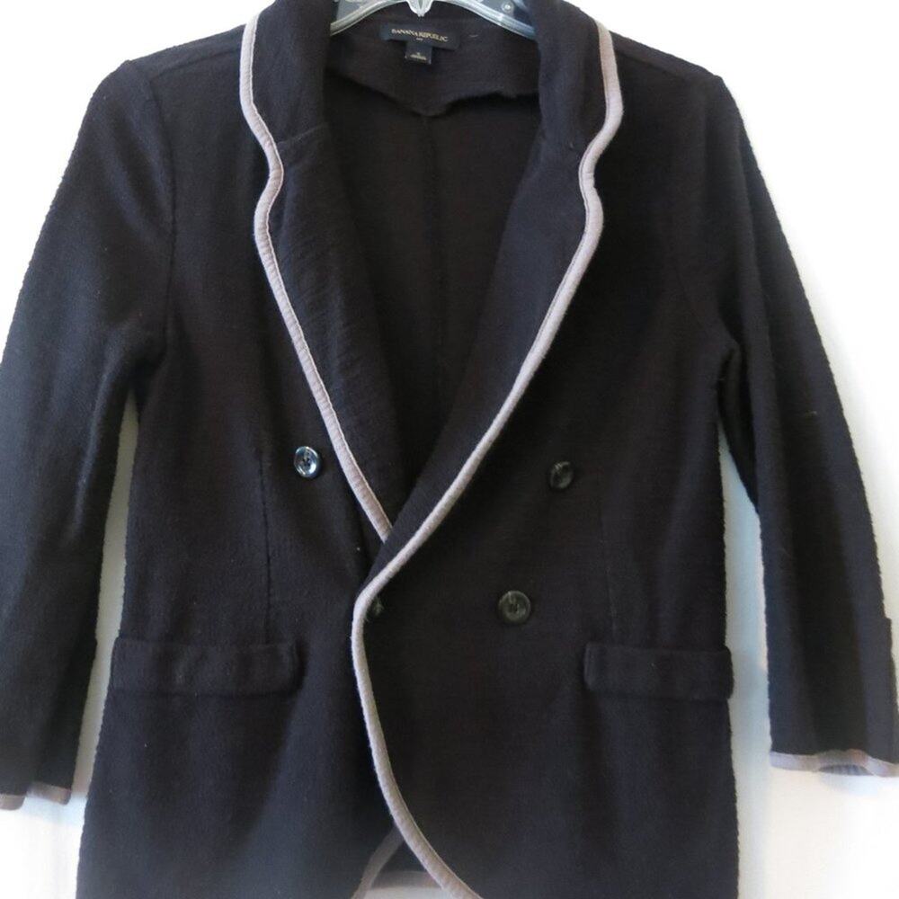 BANANA REPUBLIC Blazer Size S Women's Jacket Business Casual Black Classic